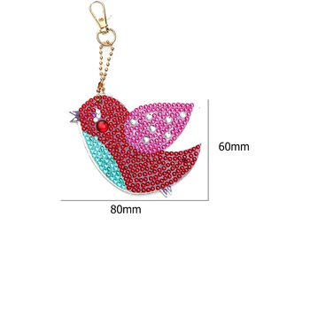 2/3/4buc Burghiu Plin Speciale Formă Stras Desen Kit Păsări Animale 5D Diamant Pictura Brelocuri Brelocuri DIY Mozaic Imagine