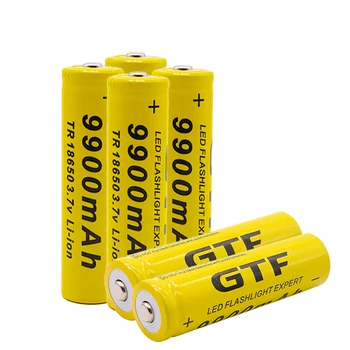 2 buc baterie 18650 3.7 V 9900mAh reîncărcabilă li-ion baterie cu încărcător pentru lanterna Led-uri baterie litio baterie+1buc Incarcator