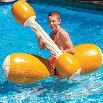 2 Set de Piscina Plutitoare Jocuri Gonflabile Sporturi de Apă Bara Jucarii pentru Adulti de Vară, Plajă, Înot Inel Gladiator Jucării de Piscină
