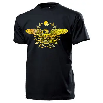 2019 Barbati Tricou Rece Spqr Rom Senatus Populusque Romanus, Roman Hoheitszeichen Legiunea Tricou Ummer T-Shirt