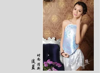 2019 Moda NOUA femeie de vară în stil Chinezesc stil pijama LBT broderie lenjerie protejarea abdomenului Transport Gratuit