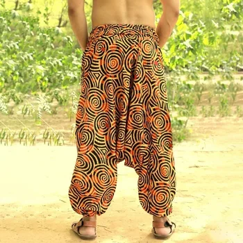 2020 Bărbați Harem Pantaloni Largi Hiphop Pantaloni Largi Picioare Stil Etnic Pantaloni Casual Pantaloni Joggers Femei Pantalon Hombre
