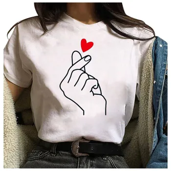2021 Femei Casual Moda Harajuku T-shirt Pene de Imprimare Vrac O-gat Maneci Scurte Elastic Întins Casă de Vară Noul Tricou