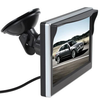 2021 Masina Noua Monitor de 5 Inch, 800*480 Ecran 2 Modul de Intrare Video monitor Auto pentru camera de rezervă Vehicul Vedere din Spate aparat Foto camera frontală