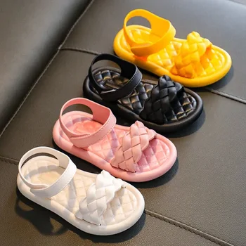 2021 noi fete sandale Baotou pantofi de plaja 2-6 ani copiii non-alunecare moale jos sandale pentru copii non-alunecare de sandale de vara