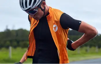 2021 Nou ușor Bărbați ciclism vesta windproof gilet tot sezonul nevoie de un ușor de transportat portocaliu și negru de culoare