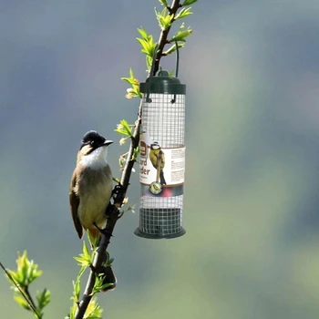 2021 Păsări De Companie Castron Sălbatice Alimentator De Pasăre În Aer Liber Agățat Vânt Mingea De Tip Feeder Pasăre Stoca Mai Multe Alimente Hrănesc Mai Mult Cu Casa Pasăre