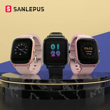2021 SANLEPUS Smart Watch Sport Monitor de Ritm Cardiac rezistent la apa de Fitness Brățară Bărbați Femei Smartwatch Pentru Android iOS Apple, Xiaomi