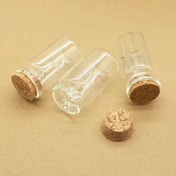 24 de Bucăți de Sticlă Sticle 37*60mm 40ml Mini Storage Borcan pentru Condimente Dopuri picant Sticla Recipiente mici borcane Flacoane Cu Dop de Plută