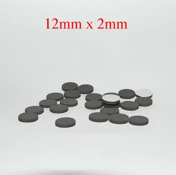 25/50/100 BUC 12*2 mm Rotund Autocolant Magnetic Magnet de Frigider DIY Frigider Autocolante Consumabile