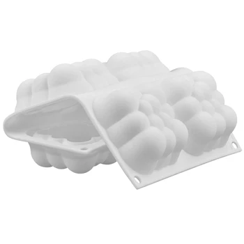 3D Concavă mingea Nor Mucegai Silicon Decorare Tort Instrumente de Silicon Tort Mucegai Mouse-ul Mucegai Desert Pan Bakeware Patiserie Mucegai