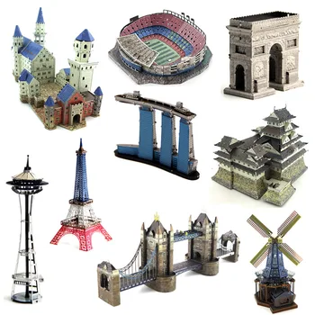 3D din Metal-Uri Model Kituri de Tăiat cu Laser a Asambla Puzzle-Adult Cadou de Învățământ de Colectare de Jucării Puzzle 3d Metal Jucării Diy