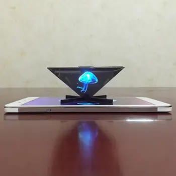 3D Holograma Piramidei Display Proiector Video Stand Universal Pentru Telefon Mobil Inteligent 8899
