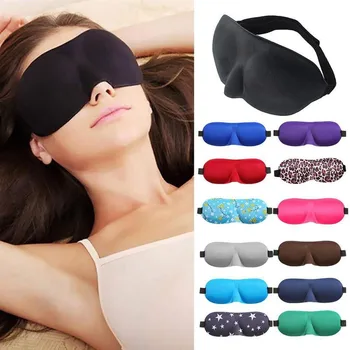 3D Masca de Somn de Dormit Naturale Masca de Ochi Mască de Acoperire Umbra Ochi Patch-uri Pentru Femei Barbati Moale Portabil legat la Ochi de Călătorie Eyepatch