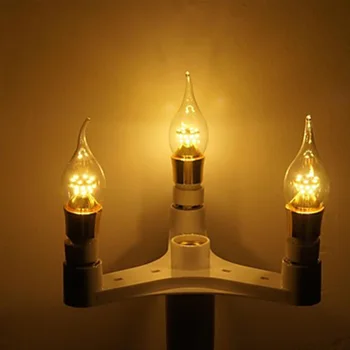 3In1 E27 Să E27 Extins Lampă cu LED-uri Becuri Soclu Splitter Adaptor Titularul Lampă de Noapte Mic Soclu Bec Adaptor Convertor