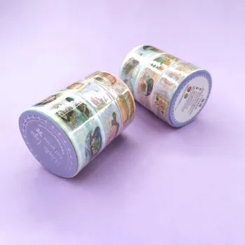 3pcs/set Ciocolata Parfum Washi Tape Set Temă Alimente Sushi Taitei Scrapbooking Bandă de Mascare DIY Adeziv Banda Deco