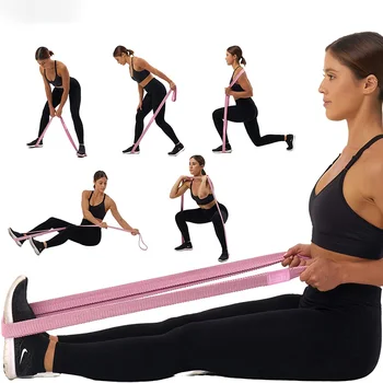 3Pcs/Set Lungi Tesatura Benzile de Rezistență de Fitness Acasa Trage Ajuta Prada Hip Antrenament Buclă Benzi Elastice de Yoga, Gimnastică de Formare Exercis