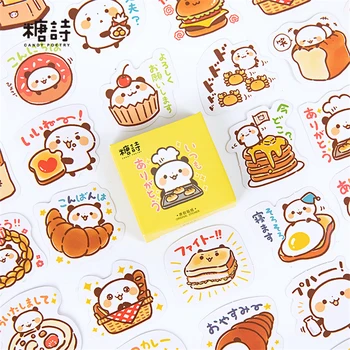 45 buc/Cutie Drăguț Panda Bucătar Bucătărie Decorative Autocolante DIY Jurnal Album Decor