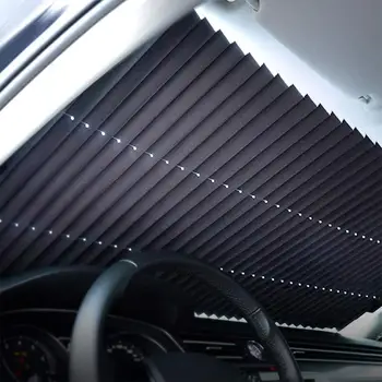 46cm Masina Pliere umbrela de soare Anti-UV Parbriz Auto Cortina Capac Retractabil Film Perdele Reflectorizante Set P0E1