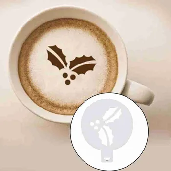 4buc Moldes Cafe Alimente Grad de Desene animate Model Cappuccino cu Spumă de Pulverizare Șablon DIY Decorare de Cafea Latte Moul Barista Instrumente