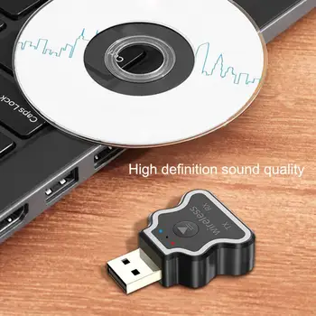 5.0 Receiver Audio Bluetooth Transmițător Mini Stereo Bluetooth TX RX USB-3.5 mm pentru TV PC-ul pentru Căști Car Kit Adaptor Wireless
