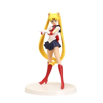 5 Stiluri Cifrelor Anime Sailor Moon Figura Kino Makoto Minako Aino Ami Mizuno Hino Rei Serii de Colectare PVC Decor Tort