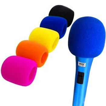 5pc Wireless Handheld Etapă Microfon Parbriz Spuma Mic Cover Karaoke DJ Filtru Burete Scut de Vânt Fierbinte de Vânzare 5 C