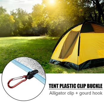 5PCS Primăvară Snap Hook Portabile de Fixare Clip Pentru Picnic în aer liber Camping Agățat