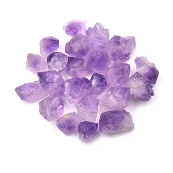 5pcs Violet Bijuterie Naturala Ametist Singur Cristal Dropship Naturale Cristalul de Cuarț de Vindecare Fluorit Bagheta Piatra Mov