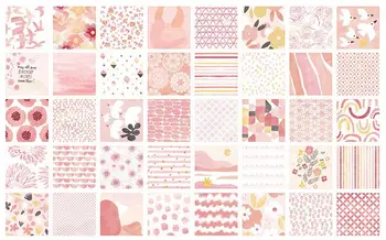 6 inch hartii decorative roz temă de fundal actele pentru papercrafting,cardmaking