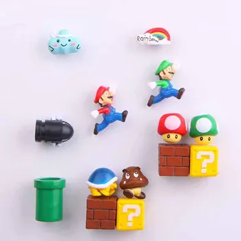 63pcs 3D Super Mushroom Bros Magneți de Frigider Jucării pentru Copii, Decorațiuni interioare Ornamente Figurine de Ciuperci Monstru Cadouri