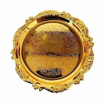 6pcs Clasic de Aur Cocktail Metal Coaster Vintage Aliaj de Zinc Placat cu Aur Mat Placat cu Servetul de Bucatarie Tacamuri Saltea Pad Instrumente