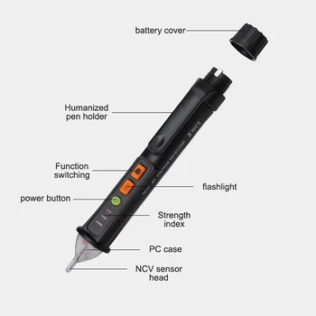 AC/DC Tensiune de Test Creion 12V/48V-1000V Tensiune Sensibilitate Electric Compact Pen