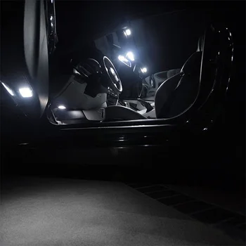Alb Canbus fara Eroare Becuri cu LED-uri Lumina de Interior Kit se Potrivesc pentru Audi A4 S4 RS4 B5 B6 B7 B8 Perioada 1996-2013 Harta Dom Marfă Lampa
