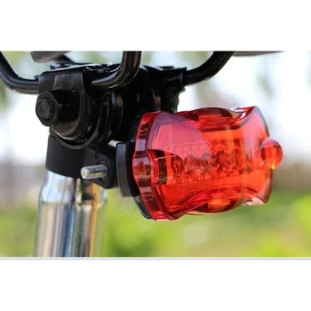 Alimentat de la baterie LED Biciclete Coada Lumina, Luminos Biciclete din Spate de Siguranță cu Bicicleta Lanterna pentru MTB Biciclete Rutier, 7 Opțiuni pentru Modul de Lumină
