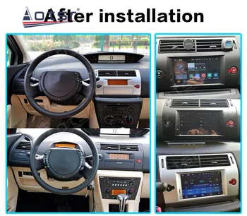 Android Radio Pentru Citroen C4 Quatre Triumf 2004 2005 - 2011 GPS Auto Navigatie Multimedia Player Audio Ecran Carplay Autoradio