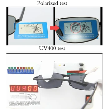 Aoron Polarizat ochelari de Soare Barbati/Femei de Conducere Ochelari de Soare Cadru Metalic Ochelari de protectie UV400 Anti-Orbire Oglindă ochelari de Soare