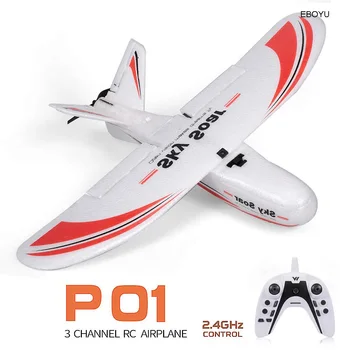 Attop P01 Avion RC 2.4 GHz 3CH de la Distanță de Control de Avion cu Aripi Fixe Avion Electric de Aeronave care zboară RC Drone în aer liber Jucărie
