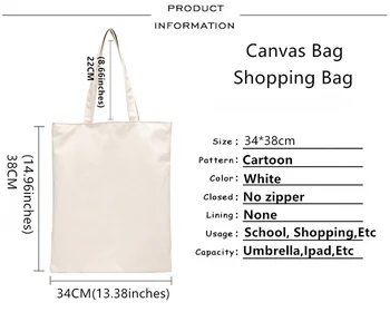 August d geantă de cumpărături din bumbac alimentar cumparator bolso sac reutilizabil textil reciclaje pânză de sac de ț