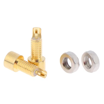 Aur Placate cu Cupru Pur MMCX de sex Feminin Jack Sârmă de Lipire Conector PCB Montare Pin IE800 DIY Lung/Scurt Audio-Adaptor Priza