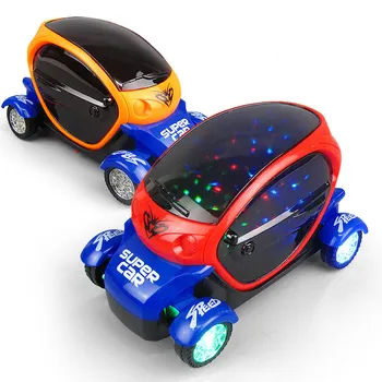 Baieti Electric Universal Model de Masina 3D de Muzică Ușoară Jucărie pentru Copii Joc Cadou