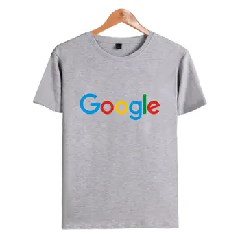 Barbati Tricou Google Microsoft tricouri Bumbac Casual de Vara haine de Lucru, scrisoare de Imprimare Tricou Supradimensionat Moda Streetwear