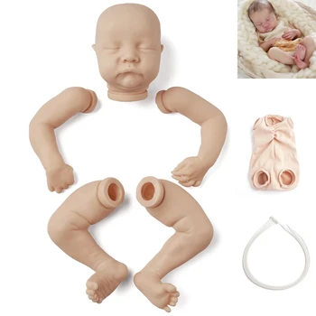 Bebe Papusa Reborn Kit de 17 Inci Realiste Nou-născut Renăscut Baby Levi Vinil Nevopsite Neterminate Papusa Părți DIY Gol Papusa Kit