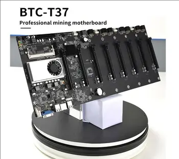 BTC-37 plăci Grafice Miner Placa de baza Set De 8 Video Sloturi pentru Carduri de Memorie DDR3 VGA Onboard Interfață Consum Redus de Energie