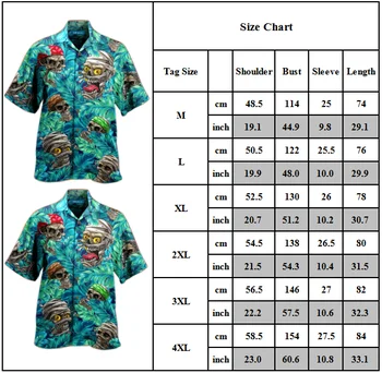 Bărbați Îmbrăcăminte de Vară pe Plajă Camasi pentru Barbati de Imprimare în jos Rândul său Guler Maneca Scurta Camasi Casual Camisas Hawaii Tricouri