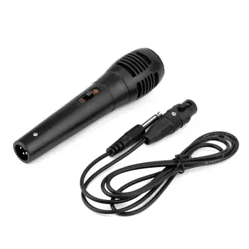 Cablu Uni-directional Înregistrare Vocală Izolare a Zgomotului Microfon 1,5 M, Profesionale cu Fir Microfon Dinamic Portabile