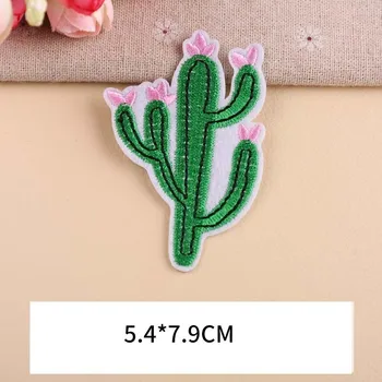 Cactus Patch pentru Îmbrăcăminte de Fier pe Brodate Coase Aplicatiile de Albine Drăguț Tort de Patch-Material Insigna de Îmbrăcăminte DIY Îmbrăcăminte Accesorii