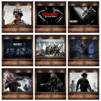 Call Of Duty Joc Video Poster Canvas Tablou Print Cuadros De Arta De Perete Decor Mural Pentru Casa Moderna Living Decorul Camerei Nu Fram