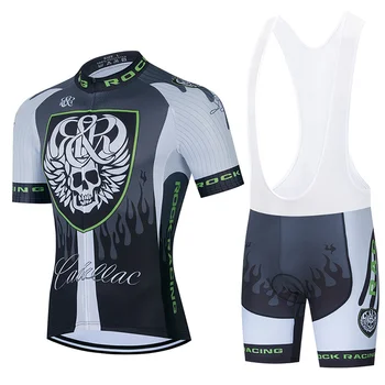 Camuflaj ROCK CURSE de Ciclism Jersey 20D Bike Set Scurt MTB Uniformă Mens Ciclism Kit Biciclete Imbracaminte de Vara Maillot Culotte
