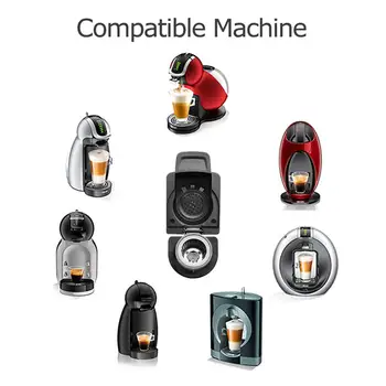 Capsula Adaptor pentru Nespresso Reutilizabile Mașină de Cafea Accesorii Capsule Converti Compatibil cu Dolce Gusto